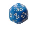 Opaque Blue 30 Sided Dice